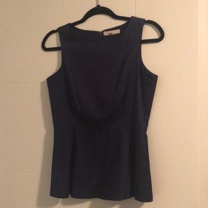Banana Republic Blue Peplum Top